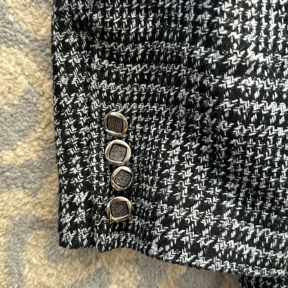 Vintage Peabody House Wool Houndstooth Skirt Suit Set 13/14 - Picture 10 of 15